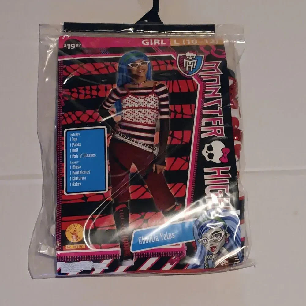 Monster High Ghoulia Yelps Halloween Costume-2012-Rubies 881361-Convention-NEW